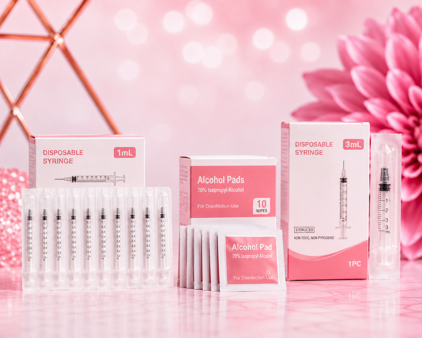 Syringe/Wipe 10 Pack