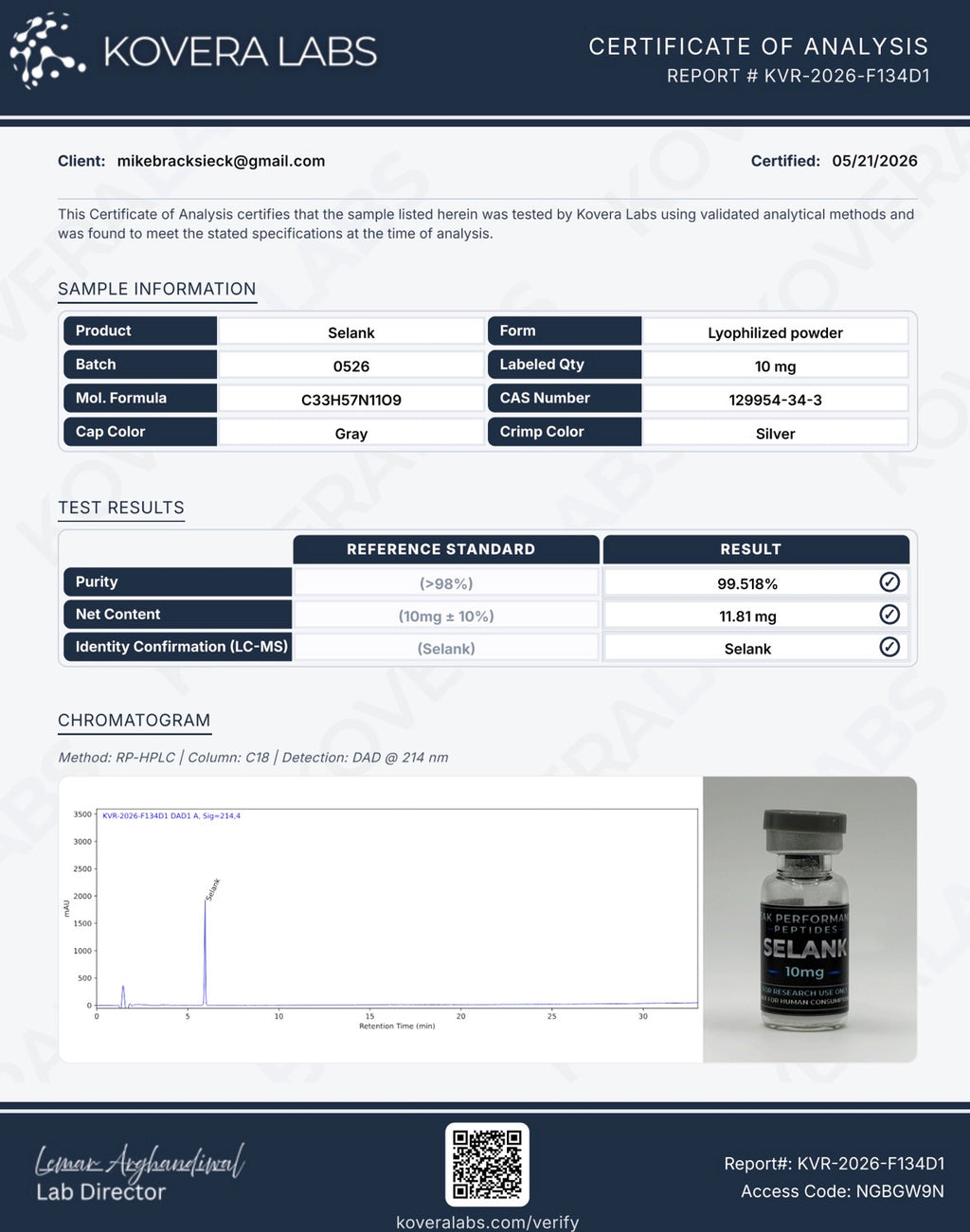 Selank 10mg